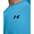 Tričko Tech Textured SS Modré - Under Armour, veľkosť S, veľkosť oblečenia S