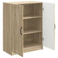 vidaXL Servírovacia skriňa Dub sonoma 66 x 34,5 x 87 cm