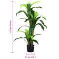 vidaXL Umelý dracaena strom 36 listov 120 cm zelený