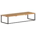 vidaXL Vešiak so živou hranou 100x35x22 cm masívne akáciové drevo