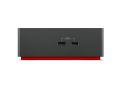 Lenovo ThinkPad Universal USB-C Dock - EU Dokovacia stanica, 3x USB 3.1, 1x USB typ C, 2x USB 2.0, 2x DisplayPort, 1x HDMI, 1x RJ-45, audio, 90W, čierna