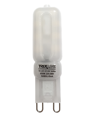 LED žiarovka Trixline 6W 564lm G9 studená biela