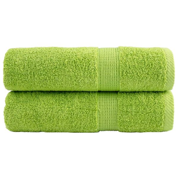 vidaXL Prémiové osušky SOLUND 2 ks fialové 100x150 cm 600 g/m2