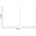 vidaXL Prachová fólia 6 ks Priehľadná 400 x 500 cm HDPE