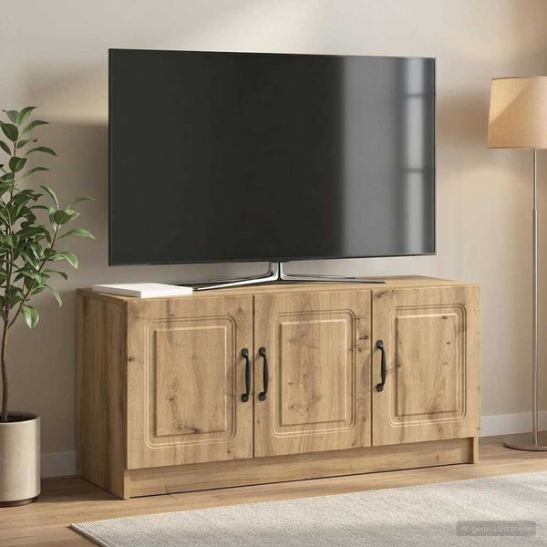 vidaXL TV skrinka Dub artisan 99 x 34,5 x 47 cm Kompozitné drevo