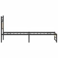 vidaXL Posteľný rám bez matraca dub sonoma 90x200 cm kompozitné drevo