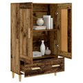 vidaXL Highboard Staré drevo 70 x 31 x 115 cm Kompozitné drevo