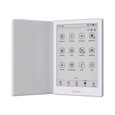 E-book ONYX BOOX GO 6, biela, 6'' Carta 1300, 32GB, Bluetooth, Android 11, E-ink displej