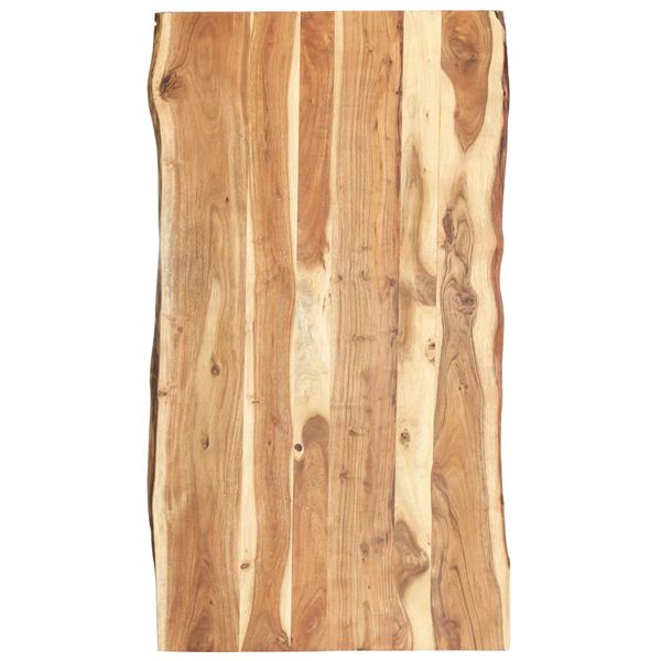 vidaXL Stolová doska, akáciový masív 118x(50-60)x3,8 cm
