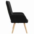 vidaXL kreslo Čierna 62 x 67 x 95,5 cm Sherpa látka