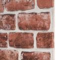 vidaXL Nástenné panely 10 ks 100 x 50 cm Tmavohnedá a biela EPS pena