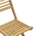 vidaXL Skladacie stoličky 6 ks 48,5x61,5x87 cm Masívne drevo akácia
