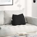 vidaXL Poduška na chrbát Čierna 45 x 20 x 35 cm látka