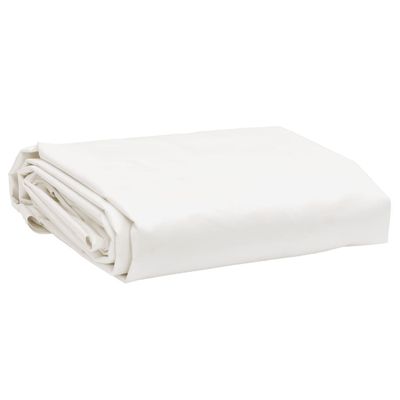 vidaXL Celta, biela Ø 2 m 650 g/m²