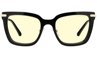 GUNNAR kancelárske/hermé okuliare KAIA ONYX jantárové sklá BLF 65 GUNNAR focus