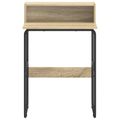 vidaXL Stôl s úložným priestorom Dub sonoma 60 x 50 x 91 cm
