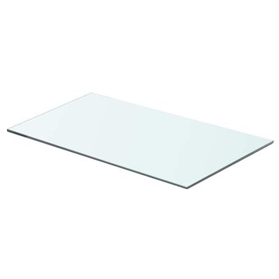 vidaXL Poličkový panel z priehľadného skla, 60x30 cm