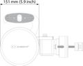 RF elements Sektorová anténa Horn s TwistPortom, 5/6GHz, 10 dBi, 90°