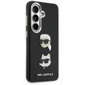 Obal Karl Lagerfeld Saffiano Double Heads Metal pre Samsung Galaxy S26 Plus čierny