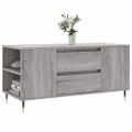 vidaXL Konferenčný stolík sivý sonoma 102x44,5x50 kompozitné drevo