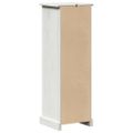 vidaXL Kúpeľňová skriňa VIGO Biela a antik biela 37 x 34 x 110 cm