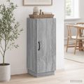 vidaXL Servírovacia skriňa Sivá sonoma 33 x 34,5 x 87 cm