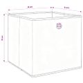 vidaXL Úložné boxy 10 ks, svetlomodré 32x32x32 cm, látka