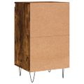 vidaXL Komody 2 ks dymový dub 40x35x70 cm kompozitné drevo