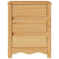 vidaXL Konferenčný stolík so zásuvkou Drammen Dub 45 x 35 x 56 cm