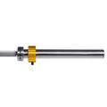 Olympijská os HMS PREMIUM GO1100 220 cm x 50 mm + rýchlouzávery ZG1500