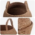 vidaXL Kvetináč s uchami 2 ks Prírodná Ø 32 x 32 cm 100% Morská tráva