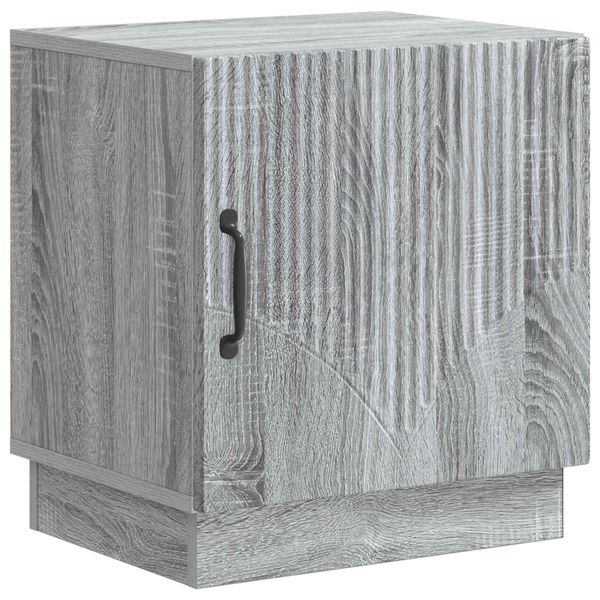 vidaXL Nočný stolík Sivý Sonoma 43 x 34,5 x 47 cm Kompozitné drevo