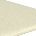 vidaXL Nástenné panely 12 ks krémové 30x30 cm umelá koža 0,54 m²