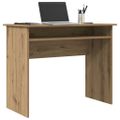 vidaXL Stôl dub artisan 90x50x74 cm kompozitné drevo