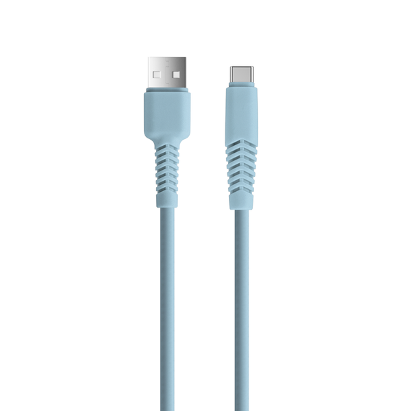 Setty kábel USB - USB-C 1,5 m 2,1A KSA-C-1.523 modrý