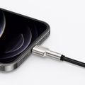 Kábel USB pre Lightning Baseus Cafule, 2,4 A, 1 m (čierny)