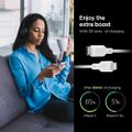 Spigen DuraSync MFi Lightning kábel 2-balenie 100cm biely