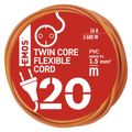 Predlžovací kabel spojka EMOS P01320R 20 m / 1 zásuvka / oranžový / PVC / 230 V / 1,5 mm2