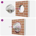 vidaXL Kryty vzduchových ventilátorov 8 ks Strieborná 150 mm