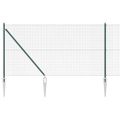 vidaXL Zváraný drôtový plot s hrotmi 100 x 1 m Oceľ s PVC povrchom