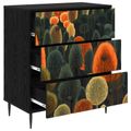 vidaXL Příborník ZAANDAM Tlač lesa 66 x 36,5 x 76 cm Kompozitné drevo