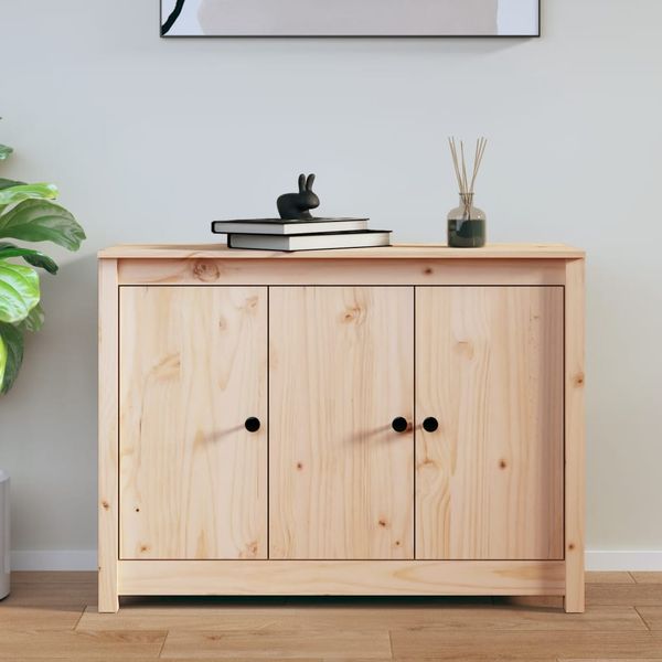 vidaXL Komoda 100x35x74 cm borovicový masív