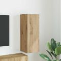 vidaXL TV nástenná skriňa 30 x 31 x 80 cm Remeselnícky dub