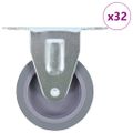 vidaXL 32 ks pevných koliesok 75 mm