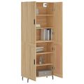 vidaXL Vysoká skrinka dub sonoma 69,5x34x180 cm spracované drevo