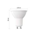 LED žiarovka Classic MR16 biela/ GU10 / 4 W (39 W) / 450 lm / Studená biela