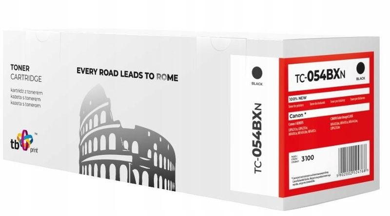 Toner TB kompatibilný s Canon TC-054BXN BK