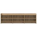 vidaXL TV skrinka 168 x 33 x 47 cm Dub artisan Kompozitné drevo