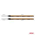 LED pásky COB do auta - bočná jantárová 2x30cm 12V AMiO-04574