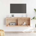 vidaXL Nástenná skriňa 100x30x35 cm masívna borovica